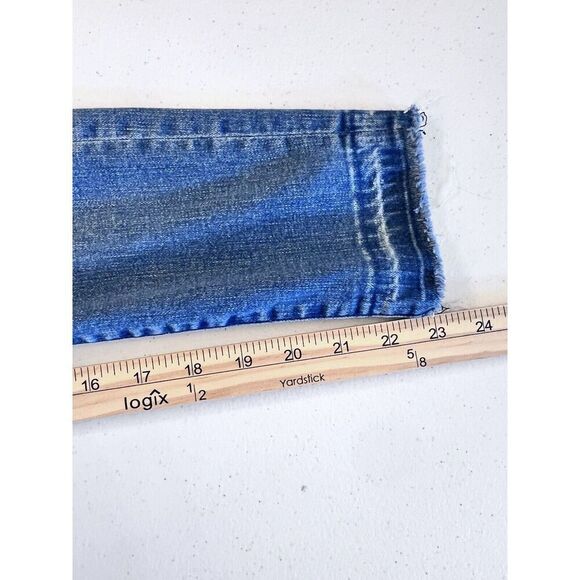 Abercrombie & Fitch Jeans Women's Harper Ankle Skinny Stretch Denim Raw Hem 25/0 - Picture 8 of 11